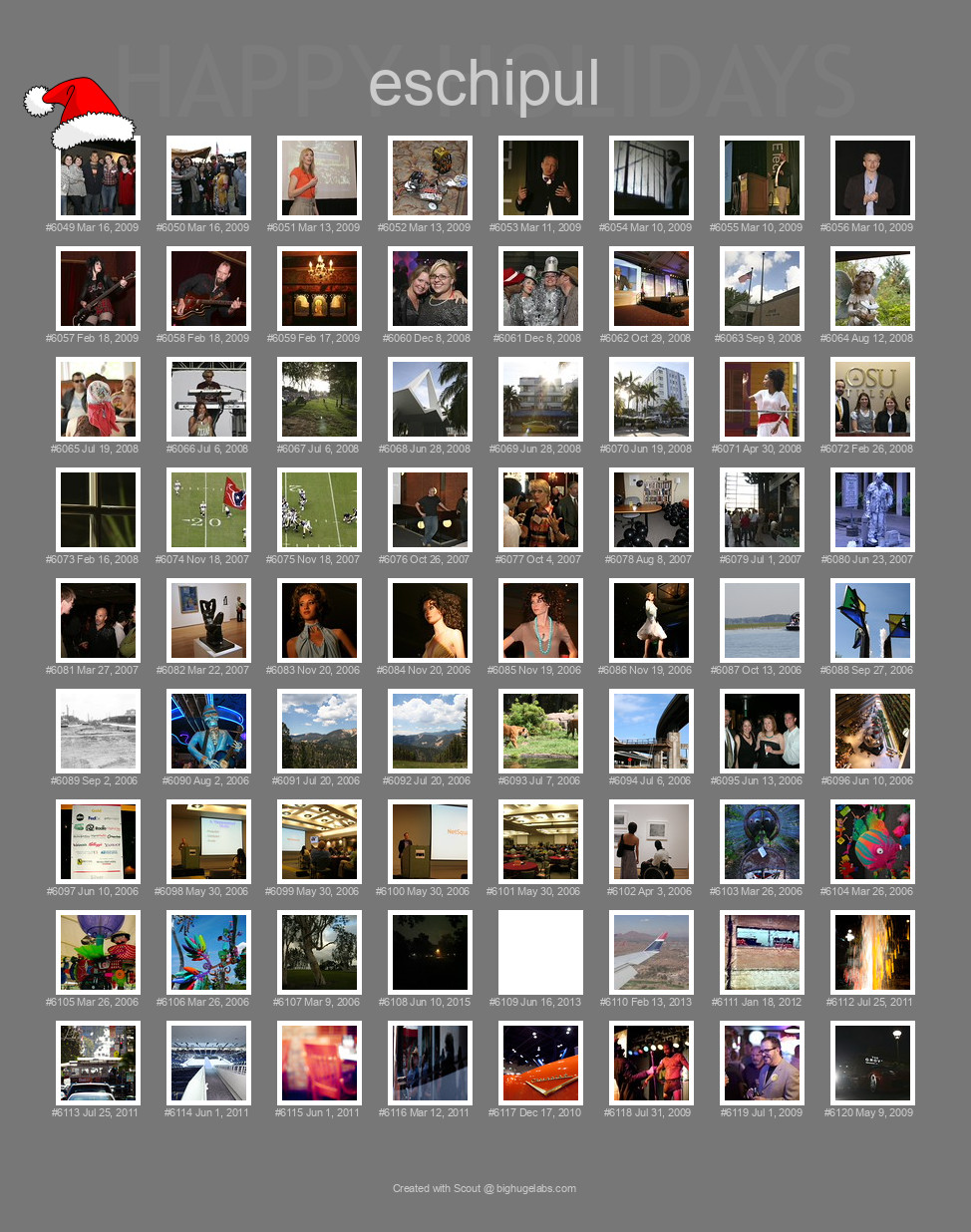 Find your photos in Flickr's Explore pages. Make a unique poster to show the world your achievement.