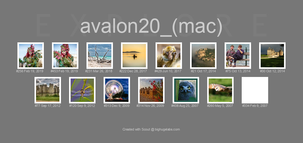 Find your photos in Flickr's Explore pages. Make a unique poster to show the world your achievement.