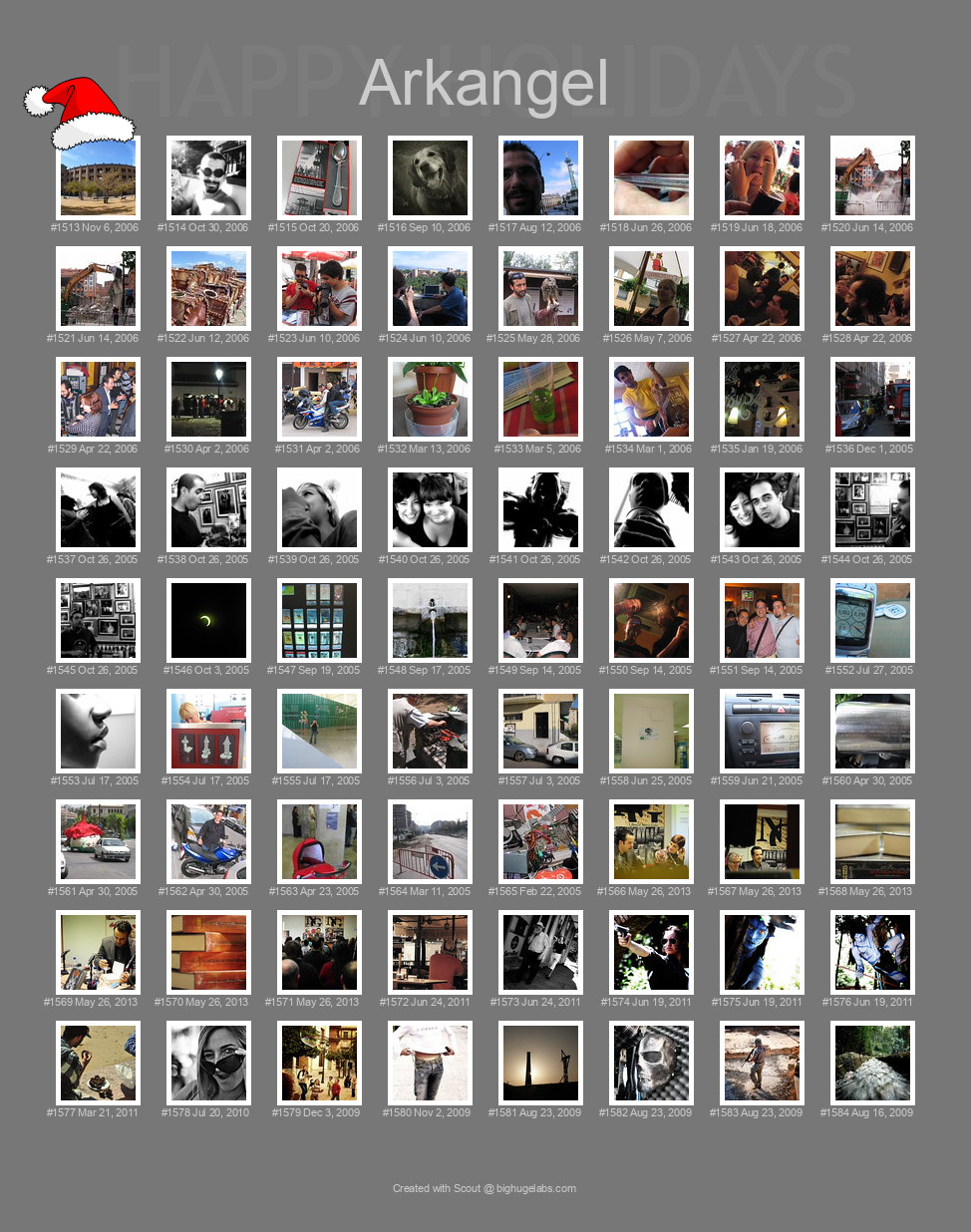 Find your photos in Flickr's Explore pages. Make a unique poster to show the world your achievement.