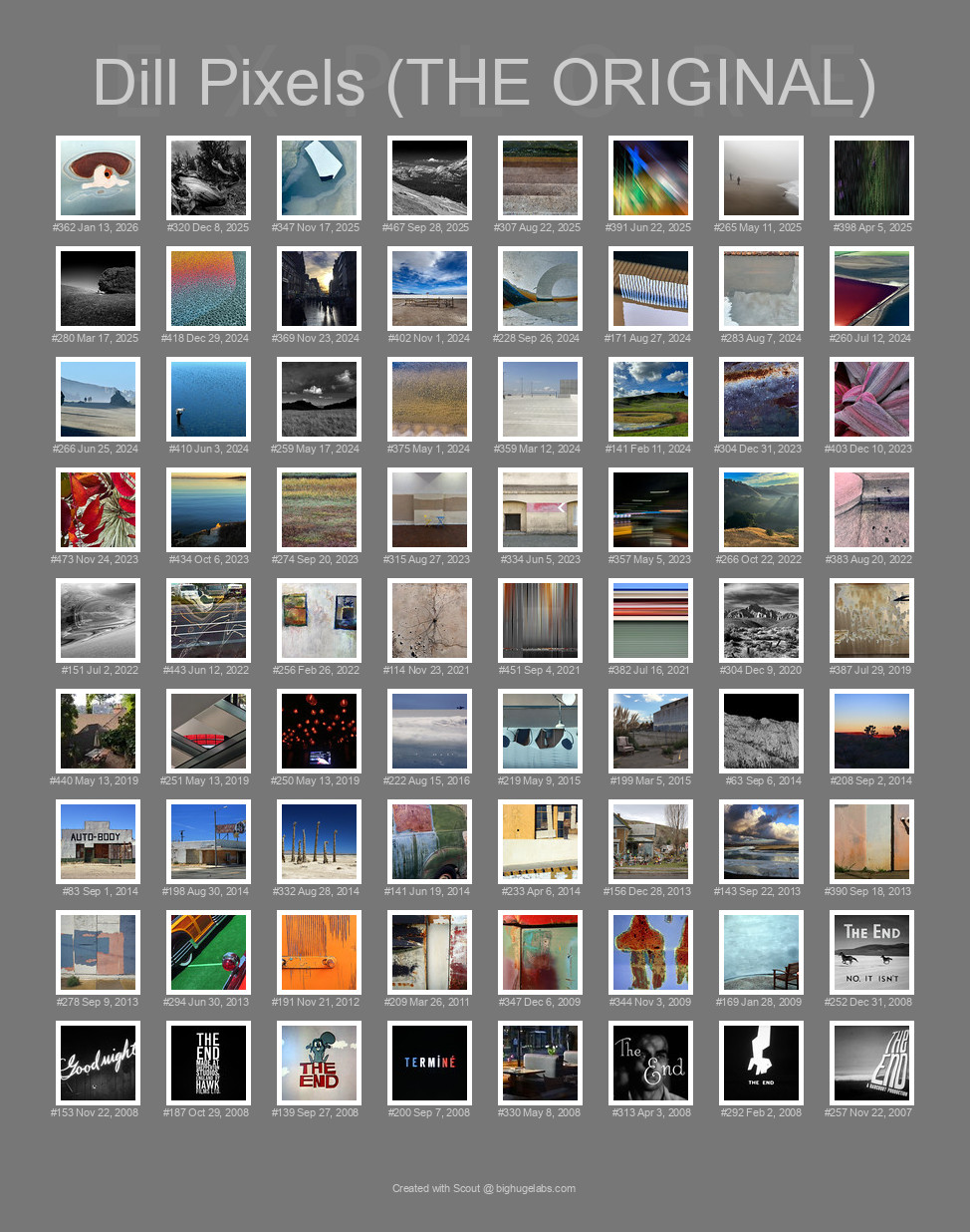 Find your photos in Flickr's Explore pages. Make a unique poster to show the world your achievement.