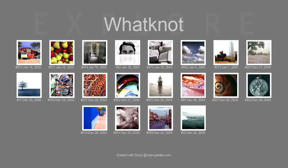 Find your photos in Flickr's Explore pages. Make a unique poster to show the world your achievement.