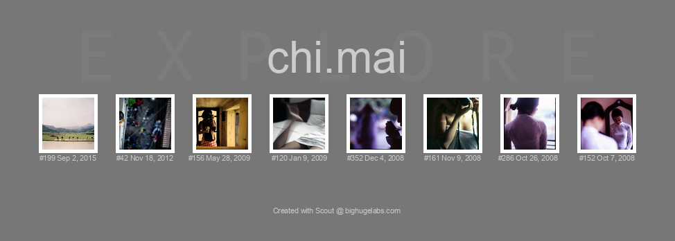 Find your photos in Flickr's Explore pages. Make a unique poster to show the world your achievement.