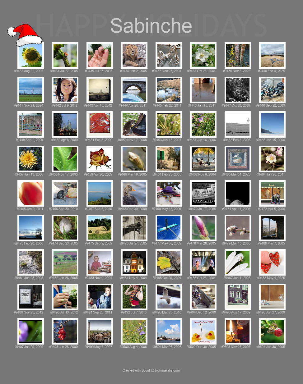 Find your photos in Flickr's Explore pages. Make a unique poster to show the world your achievement.