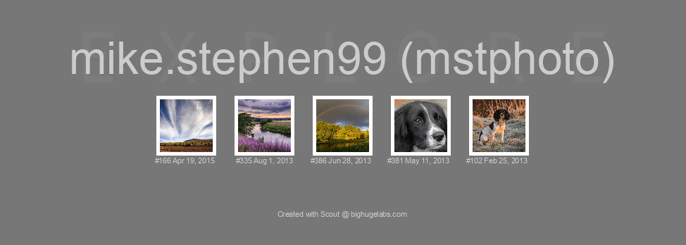 Find your photos in Flickr's Explore pages. Make a unique poster to show the world your achievement.