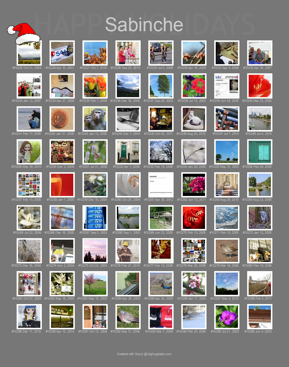 Find your photos in Flickr's Explore pages. Make a unique poster to show the world your achievement.