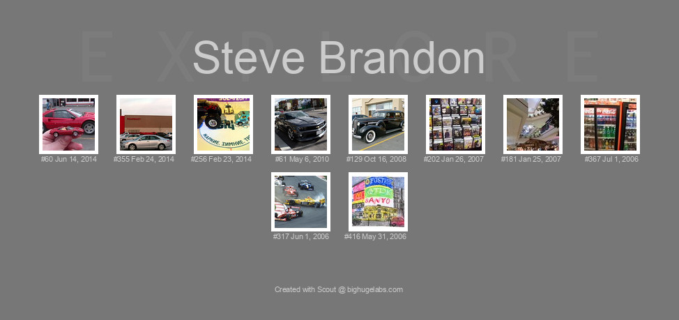 Find your photos in Flickr's Explore pages. Make a unique poster to show the world your achievement.