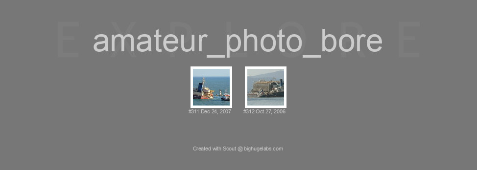 Find your photos in Flickr's Explore pages. Make a unique poster to show the world your achievement.