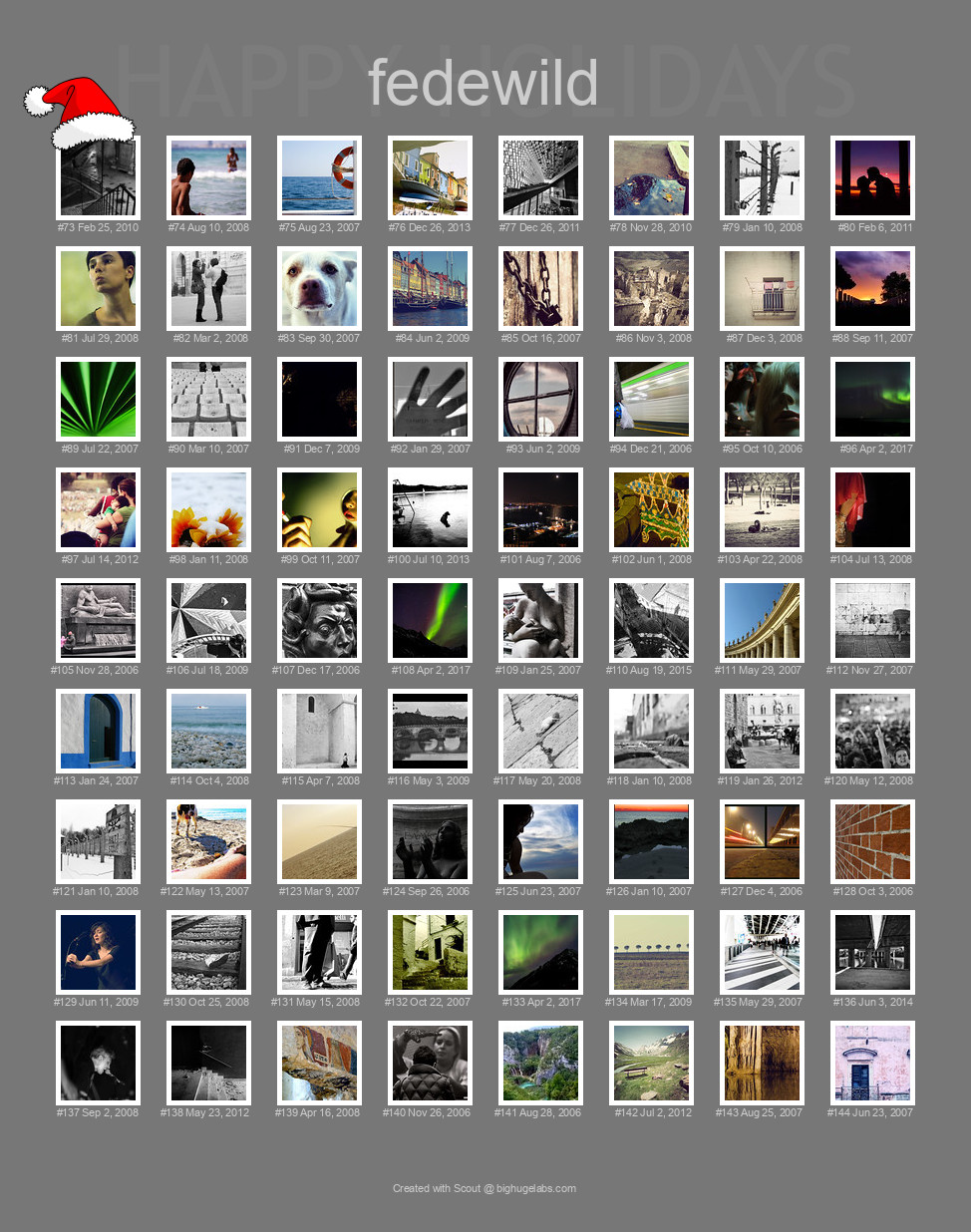 Find your photos in Flickr's Explore pages. Make a unique poster to show the world your achievement.