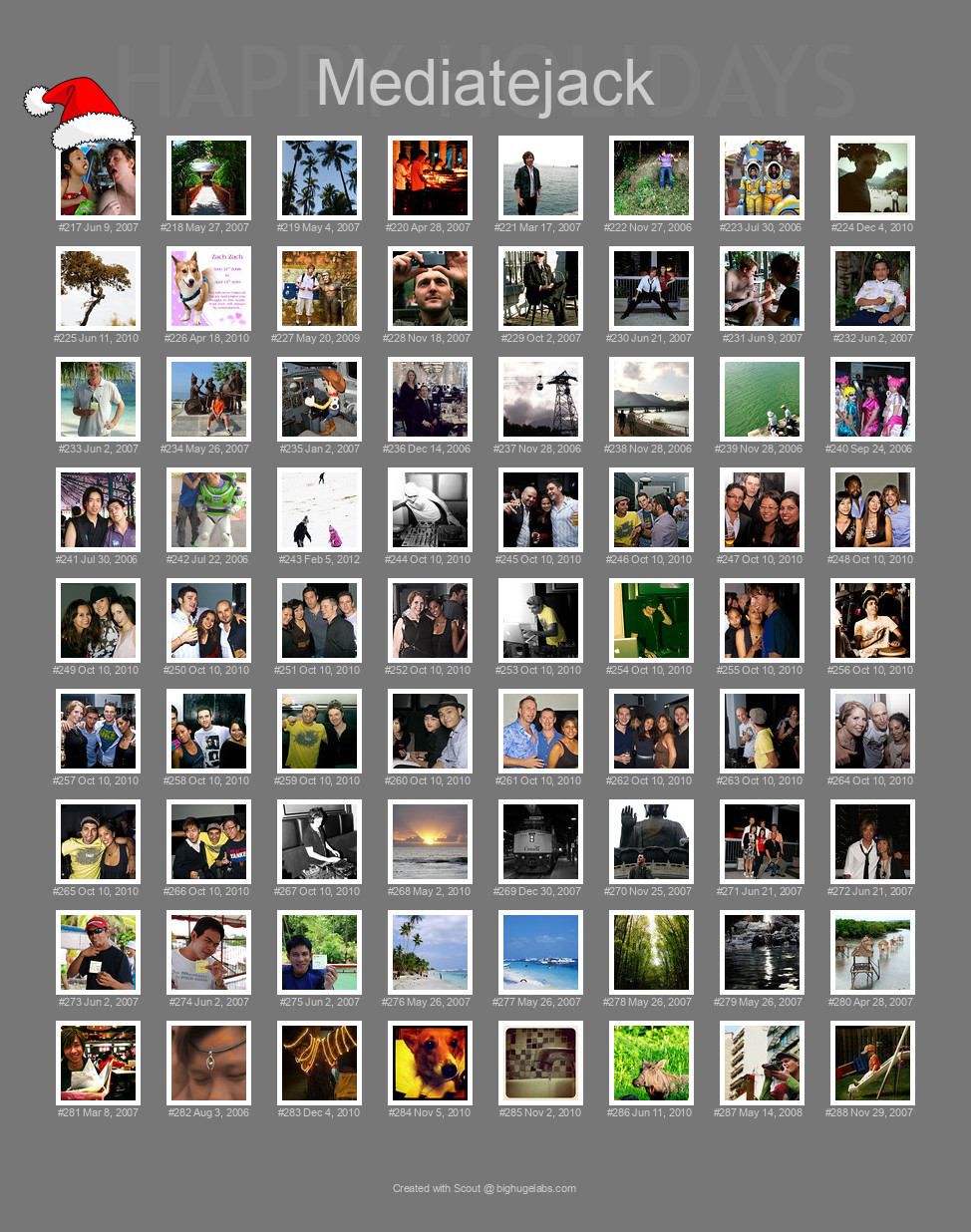 Find your photos in Flickr's Explore pages. Make a unique poster to show the world your achievement.