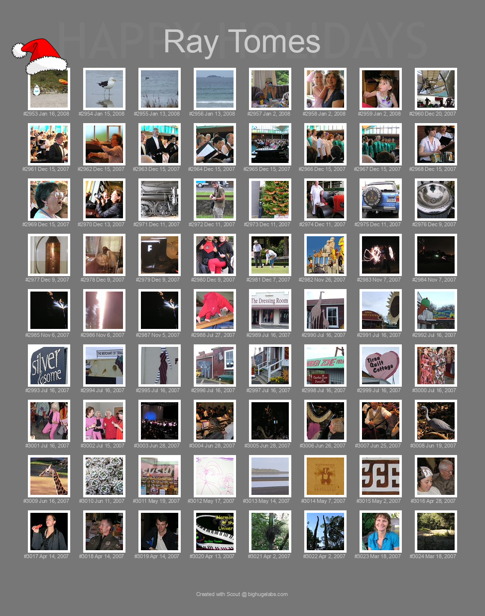Find your photos in Flickr's Explore pages. Make a unique poster to show the world your achievement.
