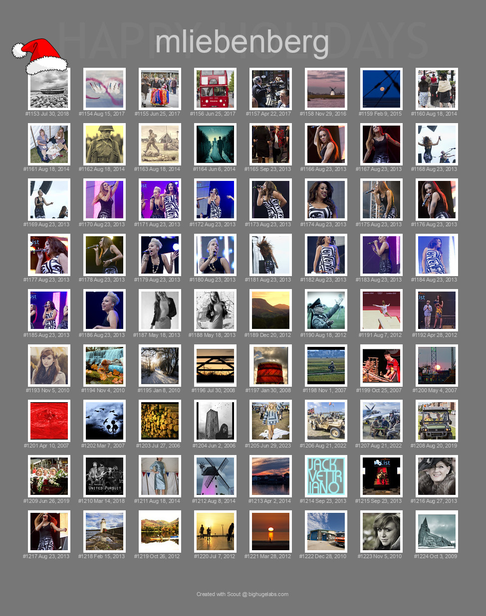 Find your photos in Flickr's Explore pages. Make a unique poster to show the world your achievement.