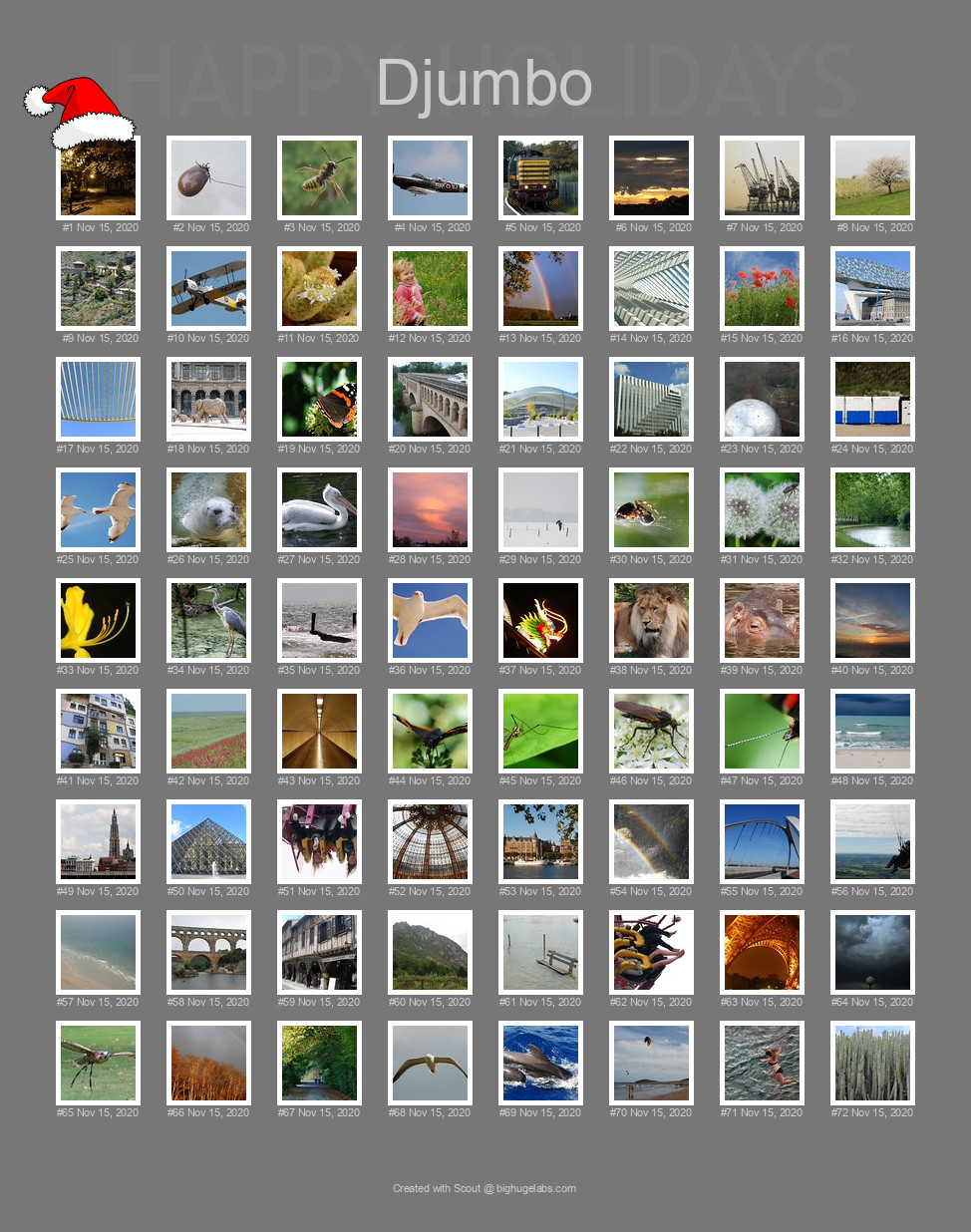 Find your photos in Flickr's Explore pages. Make a unique poster to show the world your achievement.