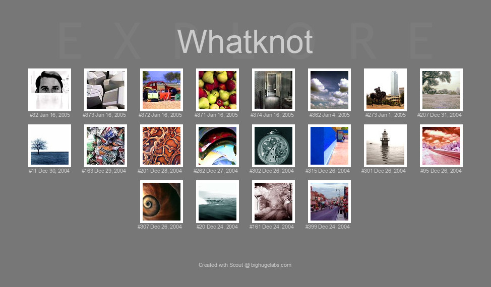 Find your photos in Flickr's Explore pages. Make a unique poster to show the world your achievement.