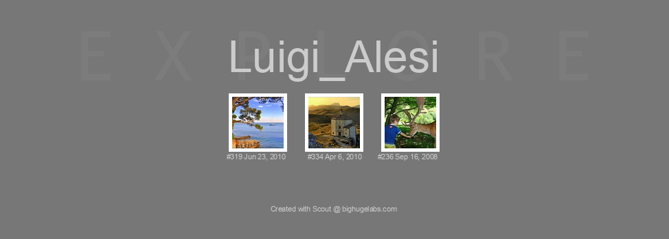 Find your photos in Flickr's Explore pages. Make a unique poster to show the world your achievement.