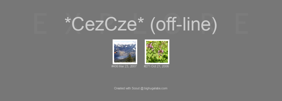 Find your photos in Flickr's Explore pages. Make a unique poster to show the world your achievement.