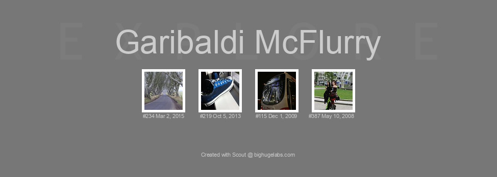 Find your photos in Flickr's Explore pages. Make a unique poster to show the world your achievement.