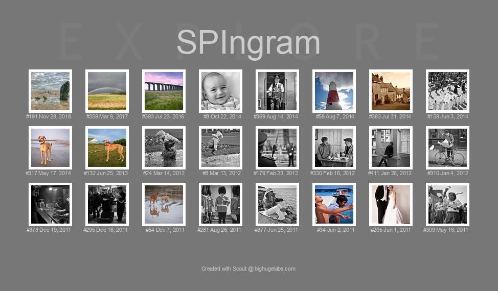 Find your photos in Flickr's Explore pages. Make a unique poster to show the world your achievement.