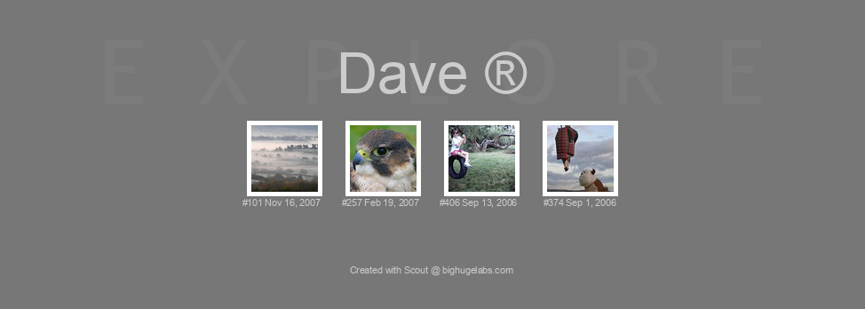 Find your photos in Flickr's Explore pages. Make a unique poster to show the world your achievement.