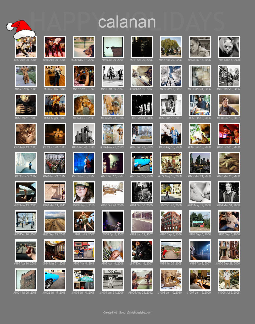 Find your photos in Flickr's Explore pages. Make a unique poster to show the world your achievement.