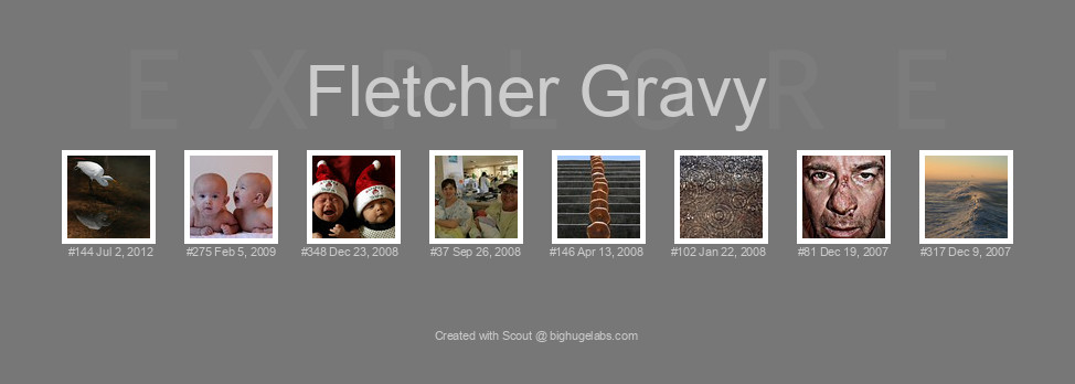 Find your photos in Flickr's Explore pages. Make a unique poster to show the world your achievement.