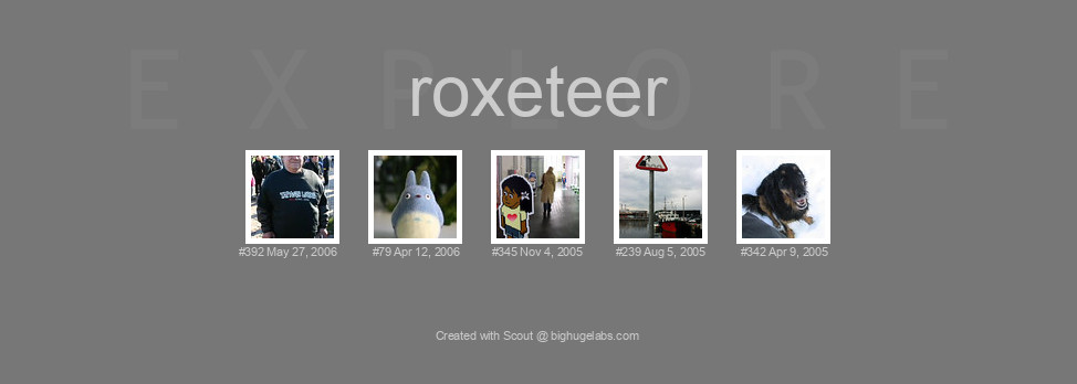 Find your photos in Flickr's Explore pages. Make a unique poster to show the world your achievement.
