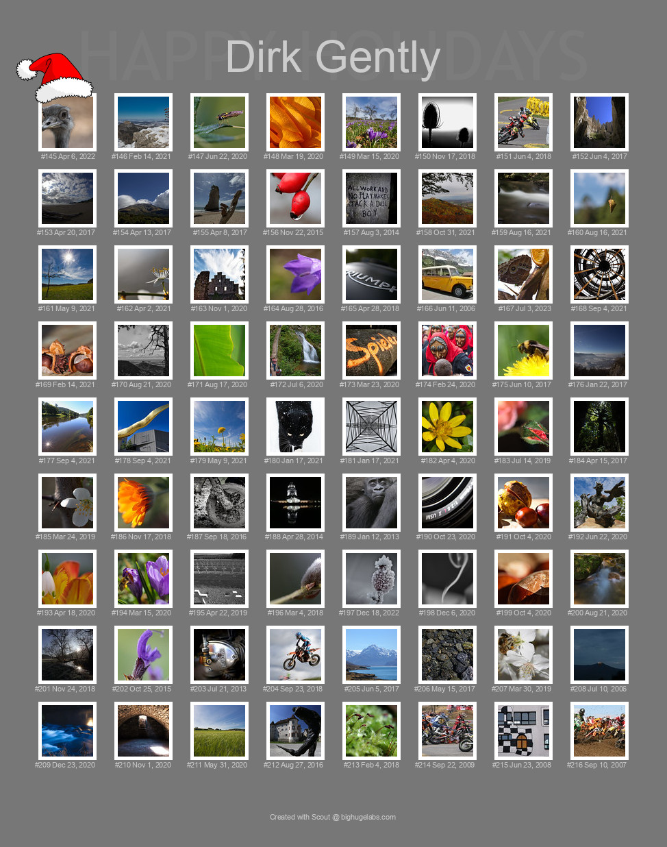 Find your photos in Flickr's Explore pages. Make a unique poster to show the world your achievement.