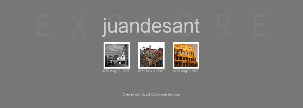 Find your photos in Flickr's Explore pages. Make a unique poster to show the world your achievement.