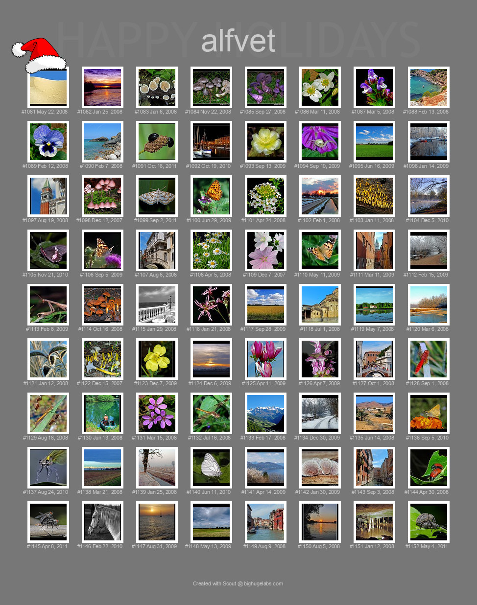 Find your photos in Flickr's Explore pages. Make a unique poster to show the world your achievement.