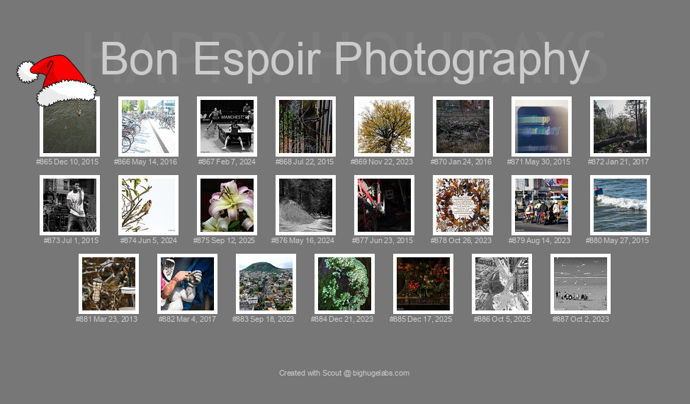 Find your photos in Flickr's Explore pages. Make a unique poster to show the world your achievement.
