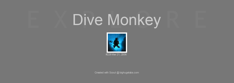 Find your photos in Flickr's Explore pages. Make a unique poster to show the world your achievement.