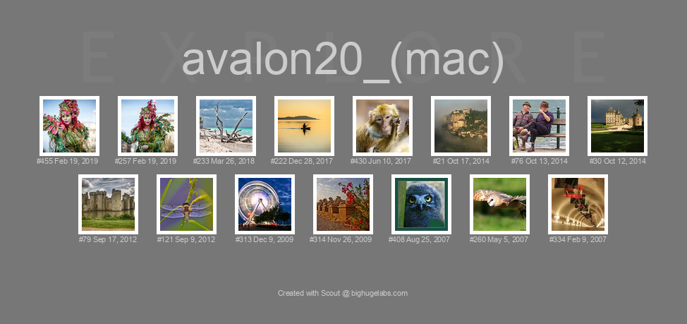 Find your photos in Flickr's Explore pages. Make a unique poster to show the world your achievement.