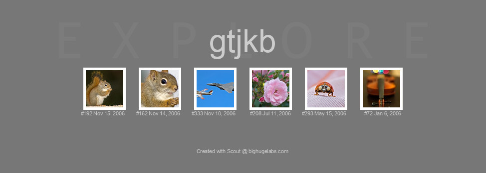 Find your photos in Flickr's Explore pages. Make a unique poster to show the world your achievement.