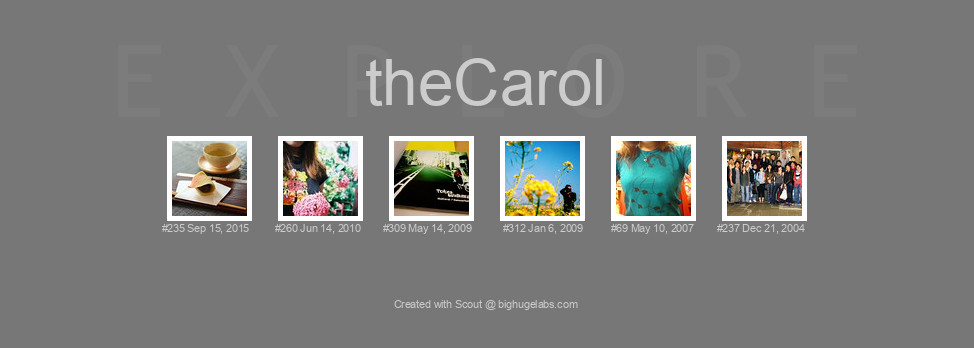 Find your photos in Flickr's Explore pages. Make a unique poster to show the world your achievement.