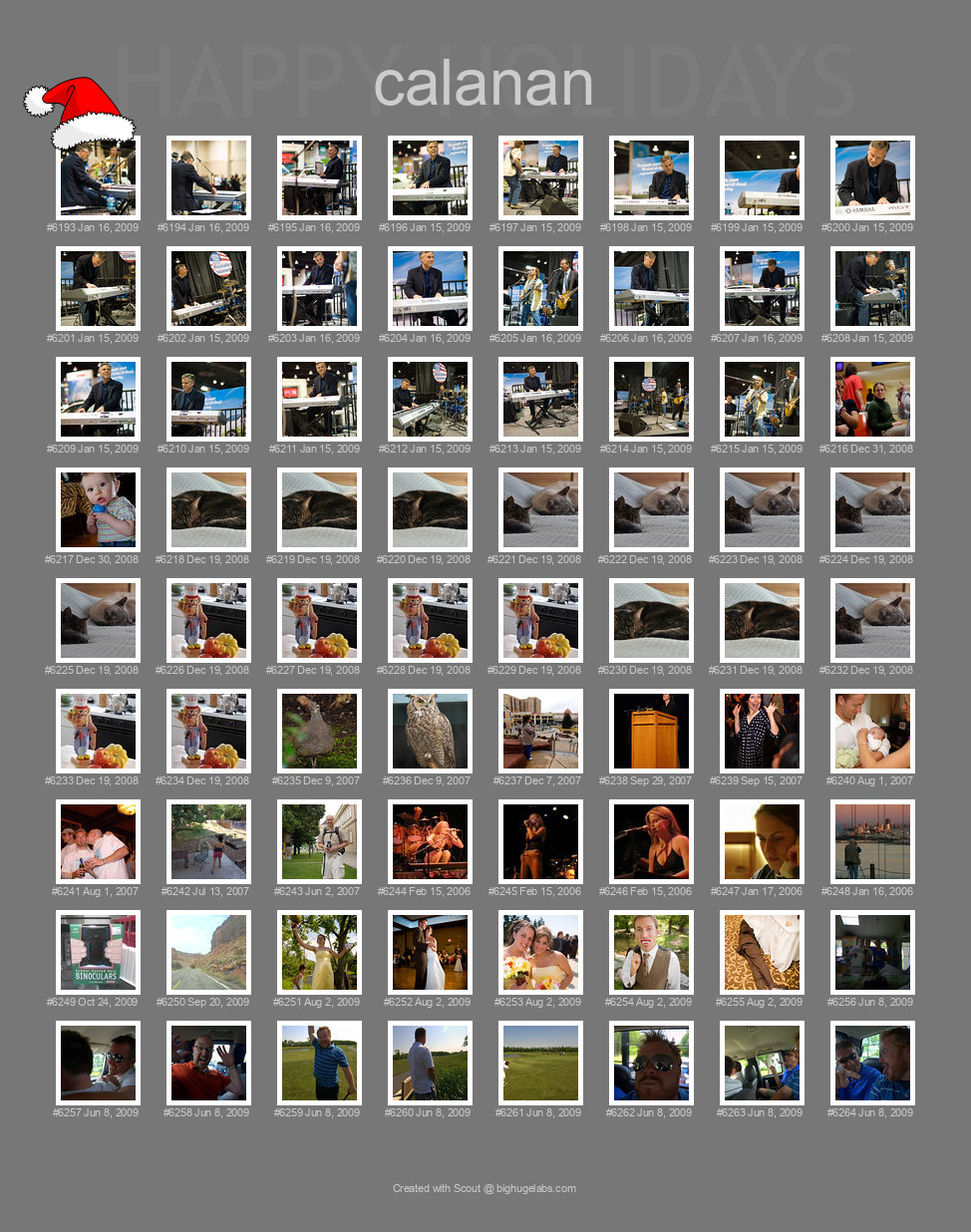 Find your photos in Flickr's Explore pages. Make a unique poster to show the world your achievement.