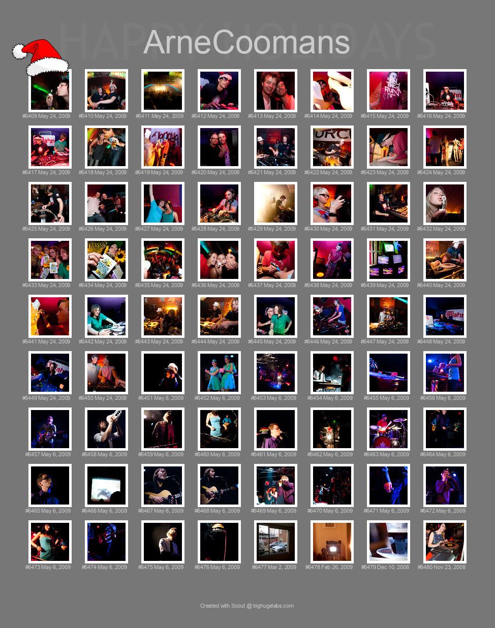 Find your photos in Flickr's Explore pages. Make a unique poster to show the world your achievement.