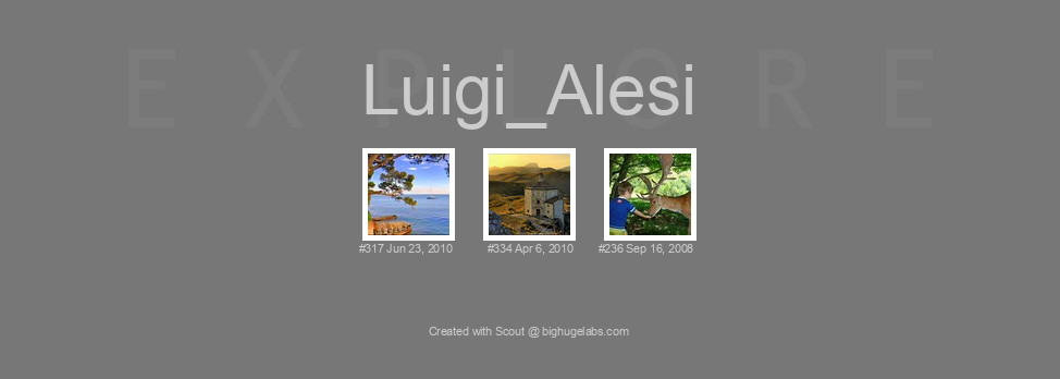 Find your photos in Flickr's Explore pages. Make a unique poster to show the world your achievement.