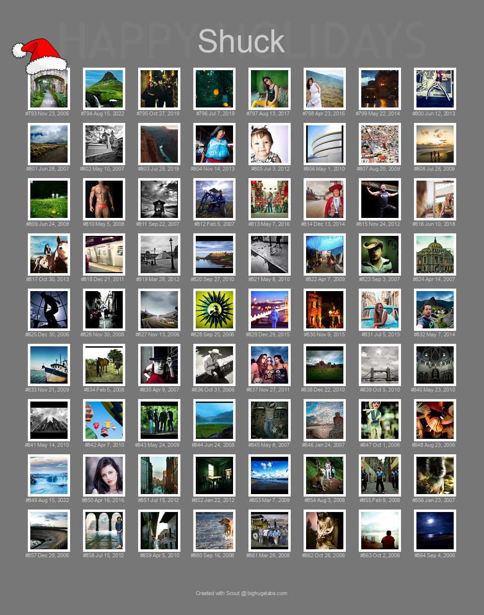 Find your photos in Flickr's Explore pages. Make a unique poster to show the world your achievement.