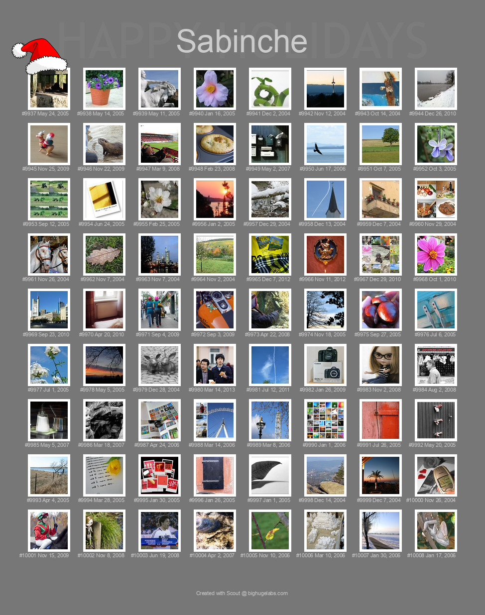 Find your photos in Flickr's Explore pages. Make a unique poster to show the world your achievement.