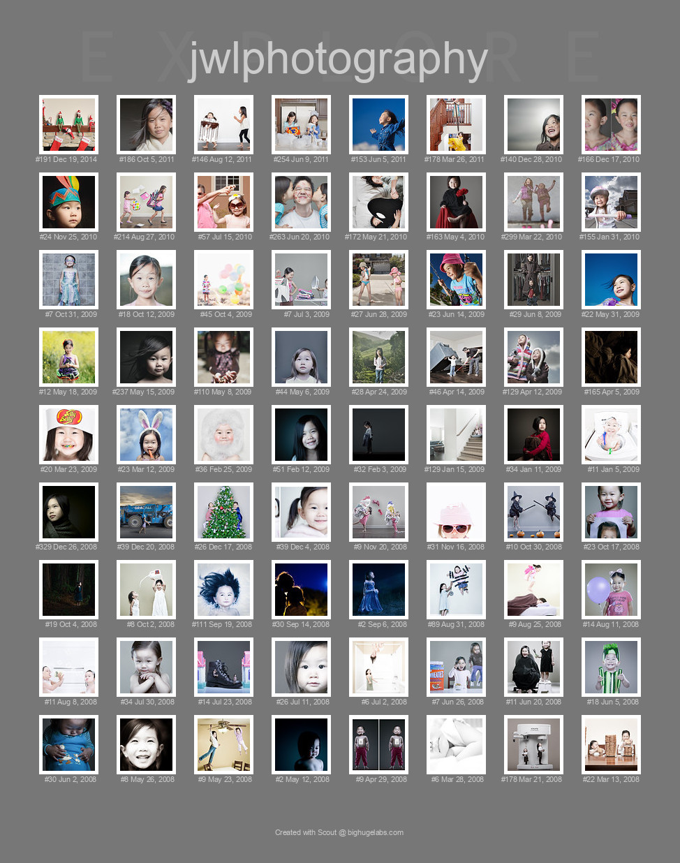 Find your photos in Flickr's Explore pages. Make a unique poster to show the world your achievement.
