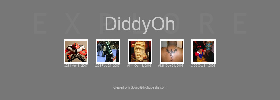 Find your photos in Flickr's Explore pages. Make a unique poster to show the world your achievement.