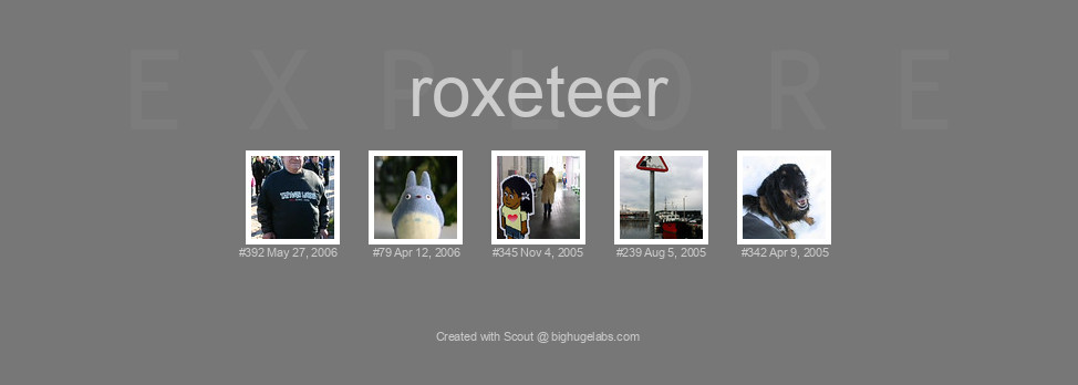 Find your photos in Flickr's Explore pages. Make a unique poster to show the world your achievement.