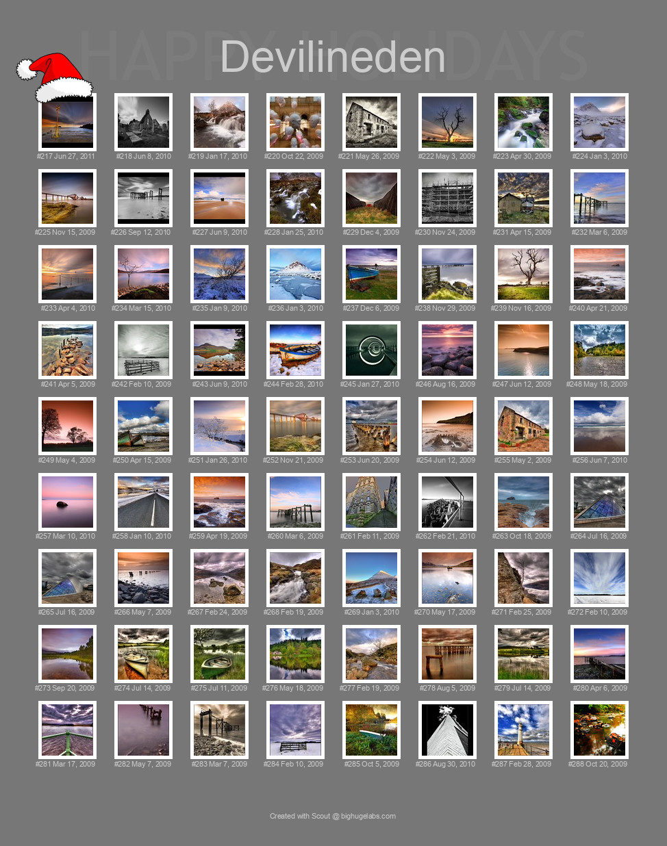 Find your photos in Flickr's Explore pages. Make a unique poster to show the world your achievement.