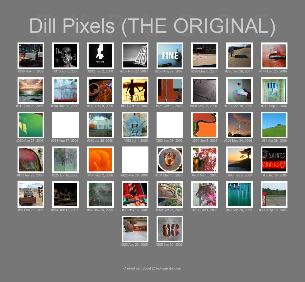 Find your photos in Flickr's Explore pages. Make a unique poster to show the world your achievement.