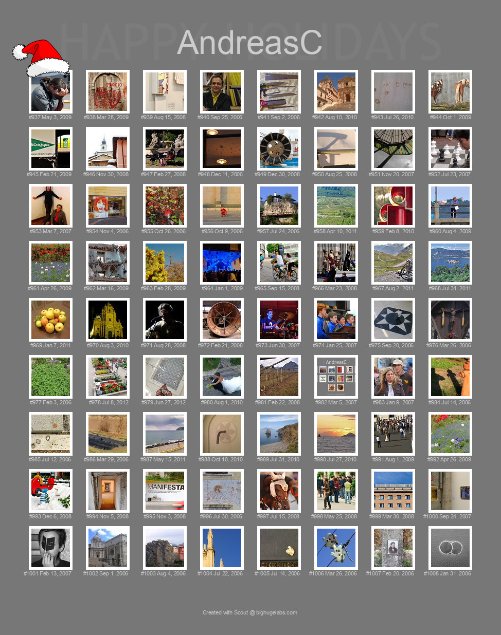Find your photos in Flickr's Explore pages. Make a unique poster to show the world your achievement.
