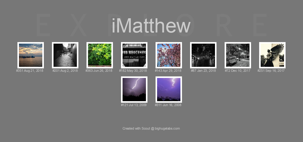 Find your photos in Flickr's Explore pages. Make a unique poster to show the world your achievement.