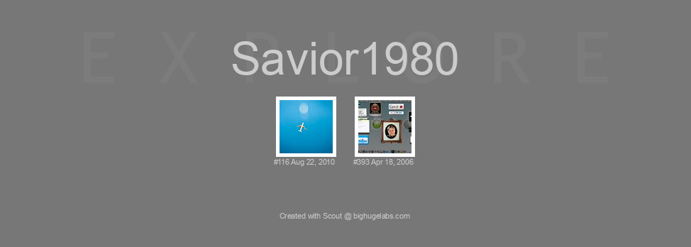 Find your photos in Flickr's Explore pages. Make a unique poster to show the world your achievement.