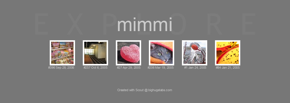 Find your photos in Flickr's Explore pages. Make a unique poster to show the world your achievement.