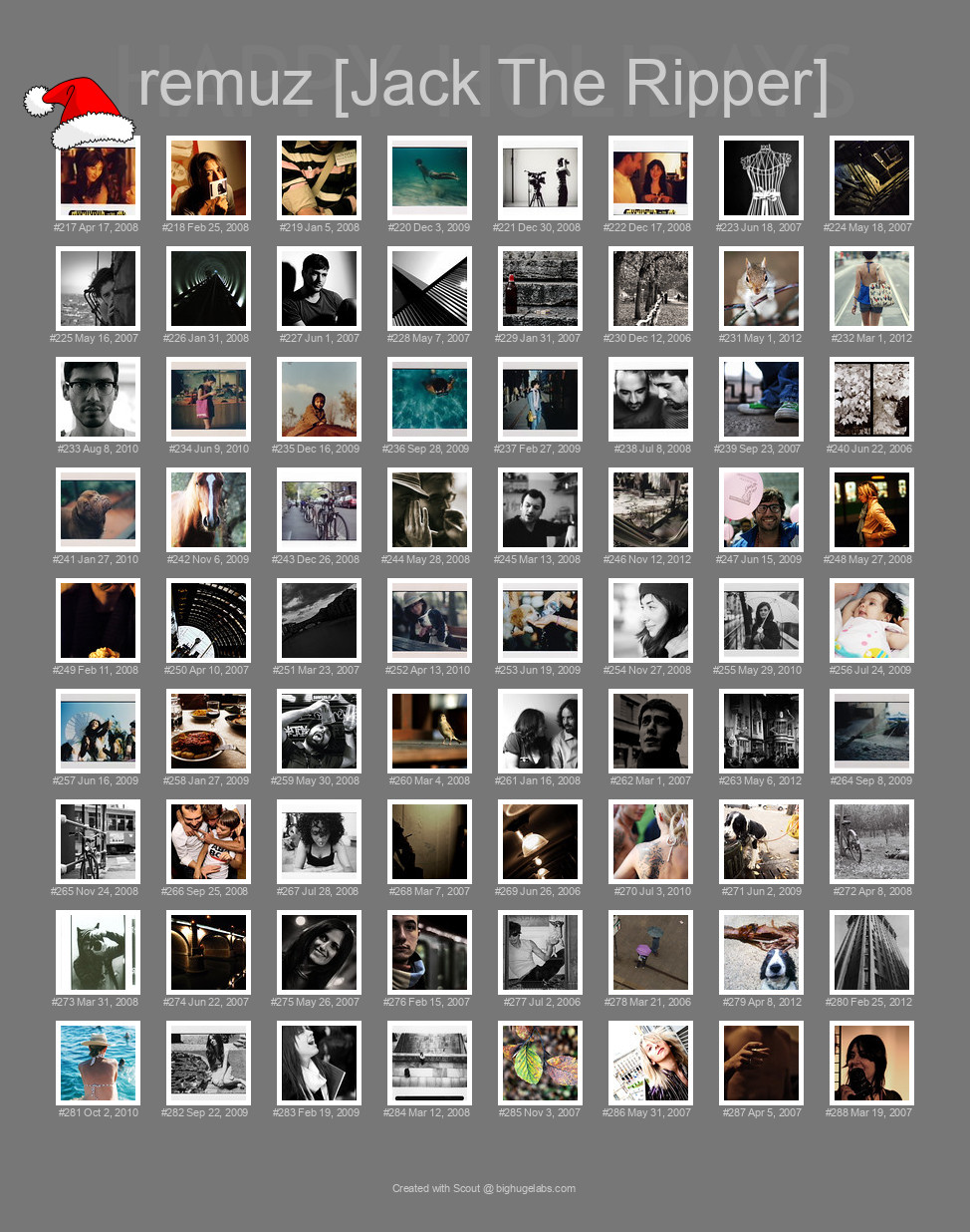 Find your photos in Flickr's Explore pages. Make a unique poster to show the world your achievement.