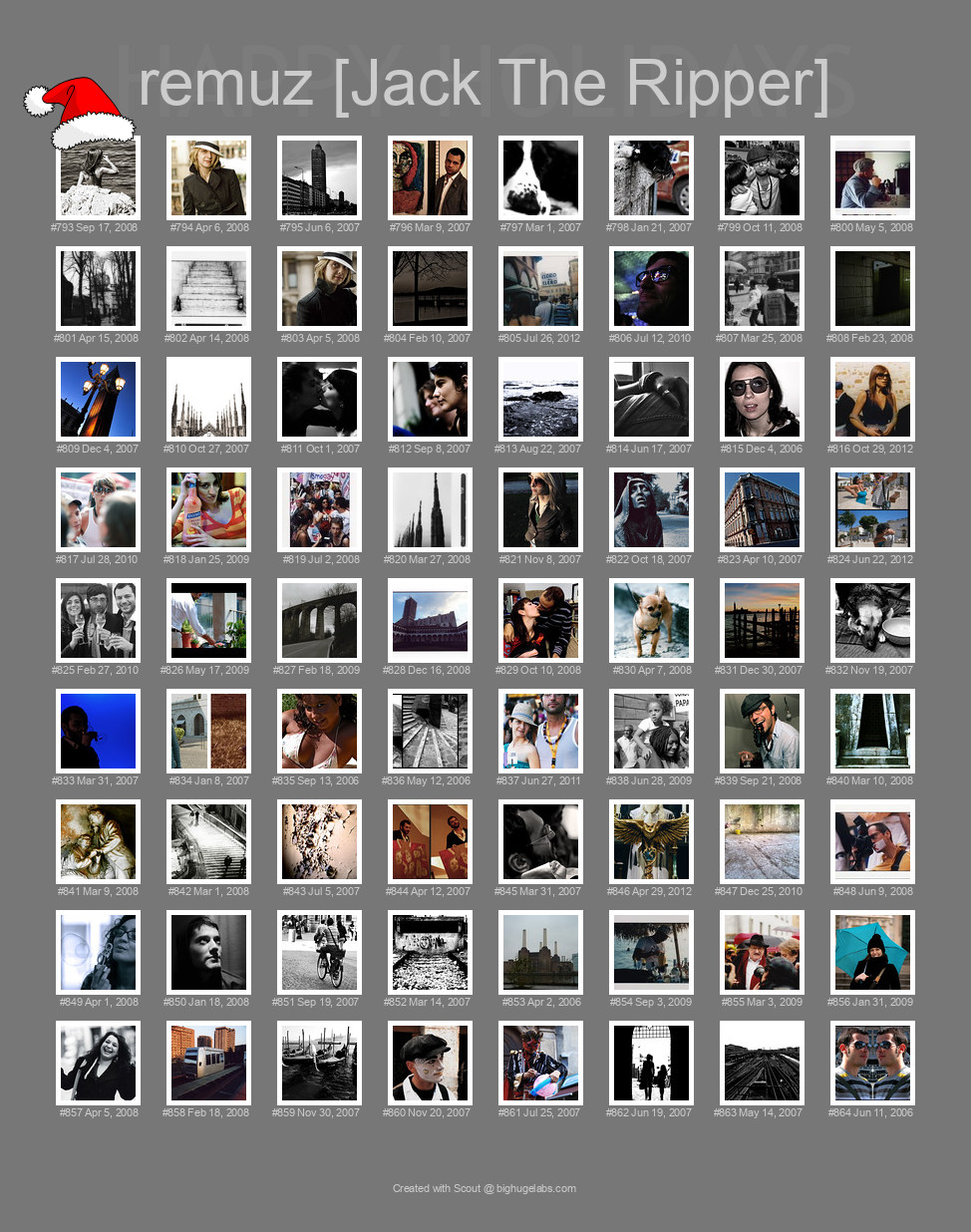 Find your photos in Flickr's Explore pages. Make a unique poster to show the world your achievement.