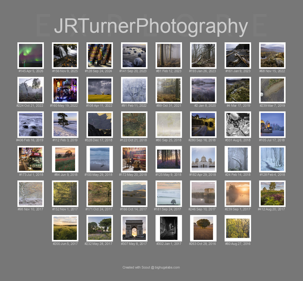 Find your photos in Flickr's Explore pages. Make a unique poster to show the world your achievement.